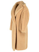 Max Mara 'Teddy Bear Icon Coat' Beige Alpaca And Wool Coat