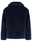 Max Mara 'Mxmfuggito' Blue Alpaca And Wool Jacket