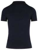 Max Mara 'Albero' donkerblauw scheerwolpoloshirt