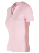 Max Mara 'Albero' Pink Virgin Wool Polo Shirt