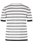Max Mara 'Favetta' Cashmere And Cream Silk T Shirt