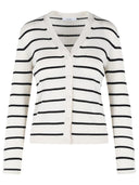 Max Mara 'Pedale' Cashmere And Cream Silk Cardigan