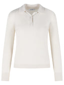 Max Mara 'Gitano' Ivory Cashmere And Silk Sweater