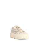 Hogan 'H Stripes' White Lear Sneakers