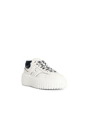 Hogan 'H Stripes' White Lear Sneakers