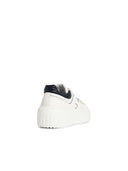 Hogan 'H Stripes' White Lear Sneakers