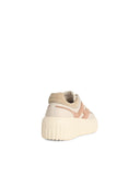 Hogan 'H Stripes' Beige Lear sneakers