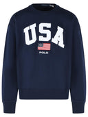 Polo Ralph Lauren Navy Cotton Blend Sweater