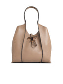 Tod's Small Beige Lear 'T Timeless' Shopping Bag