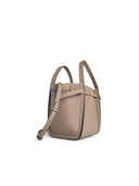 Tod's 'Shopping Tim' Small Beige Lear Bag