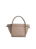 Tod's 'Shopping Tim' Small Beige Lear Bag