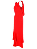 Andamane 'Carmen' rode polyester jurk