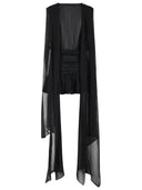 Blumarine sort viskose kjole