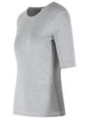 Closed Gray Stretch Cotton T Shirt