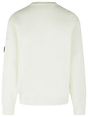 C.P. Company White Cotton Sweatshirt
