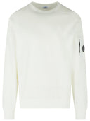 C.P. Company White Cotton Sweater