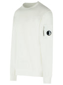 C.P. Company White Cotton Sweater