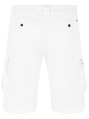 C.P. Company White Cotton Shorts