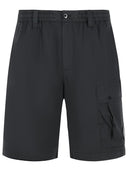 C.P. Company Black Cotton And Nylon Shorts