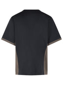Maglietta Sacai in cotone blu scuro