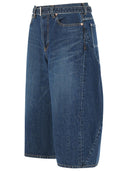 Jeans Sacai in cotone blu