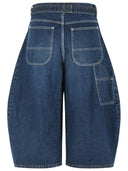 Jeans Sacai in cotone blu