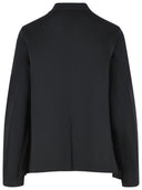 Sacai Black Cotton Blend Cardigan