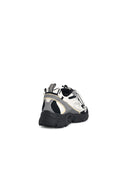 Off White 'Be Right Back' White Lear Blend Sneakers