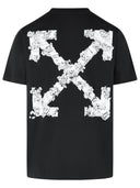 Off White 'Heraldic' Black Cotton T Shirt