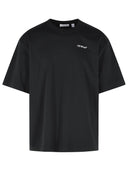 Off White 'Half Arrow' Black Cotton T Shirt