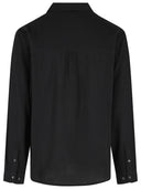 Sefr 'Leo' Black Cotton Shirt