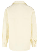 Sefr 'Wes' Ecru Cotton And Linen Shirt