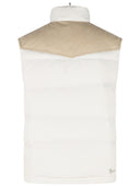Moncler Grenoble 'Scais' White Polyester Fear Padded Vest