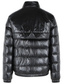 Moncler Grenoble Foldable Short 'Orres' Black Polyamide Down Jacket