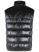 Moncler Grenoble 'Uychi' Foldable Black Polyamide Padded Vest