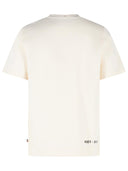 Moncler Grenoble Ivory White Cotton T Shirt