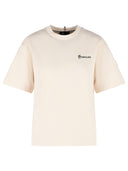 Moncler Grenoble Ivory White Cotton T Shirt