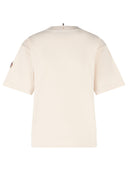 Moncler Grenoble Ivory White Cotton T Shirt