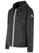 Moncler 'Nidge' Black Polyamide Hooded Jacket