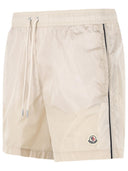 Moncler Cream Polyamide Swimsuit