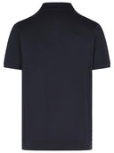 Moncler Navy Cotton Polo Shirt