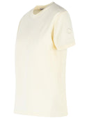 Moncler Cream Cotton T Shirt