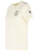 Moncler Cream Cotton T Shirt