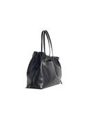 Tory Burch Large 'Shopping Ella Natuura' Bag With Black Lear Drawstring