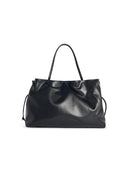 Tory Burch Large 'Shopping Ella Natuura' Bag With Black Lear Drawstring