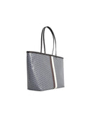 Tory Burch 'Racer' Blue Cotton Blend Bag