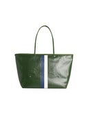 Tory Burch 'Racer' Green Cotton Blend Bag