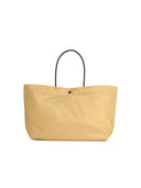 Tory Burch Large 'Ella Twist' Bag In Beige Wheat Polyamide