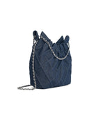 Tory Burch 'Fleming' Mini Bag In Blue Denim