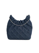 Tory Burch 'Fleming' Mini Bag In Blue Denim